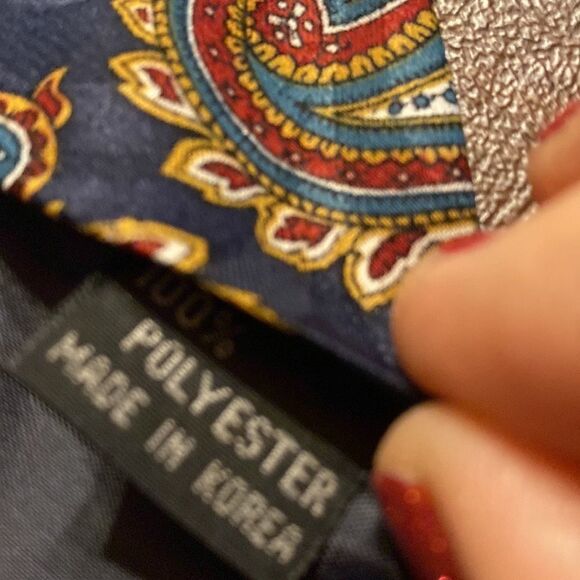 Mickey and Friends Vintage Tie navy paisley - Picture 2 of 4